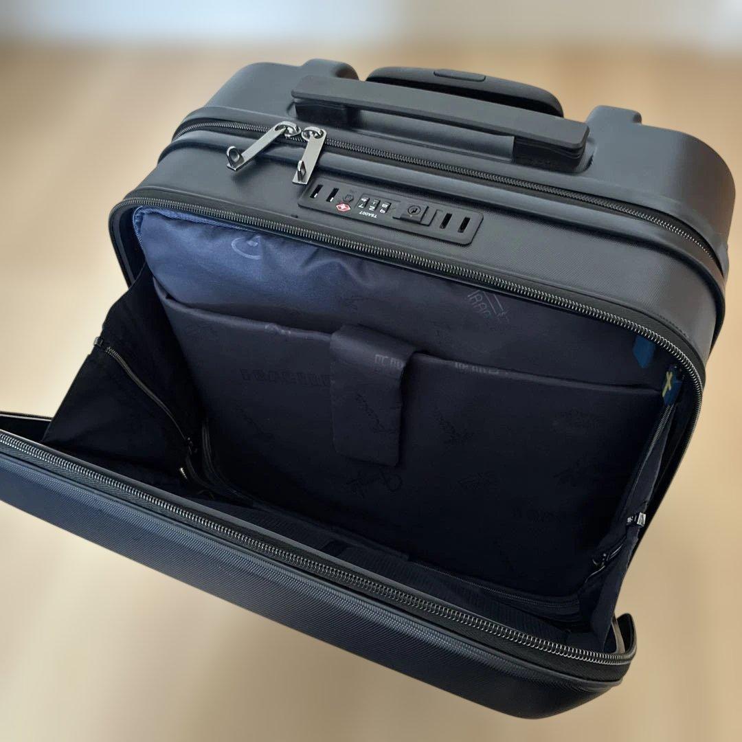 イノベーターINV36 スーツケース機内持ち込み33L ネイビー　タイヤカバー付