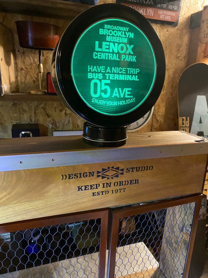 照明付き棚　ブルックリン　インダストリアル