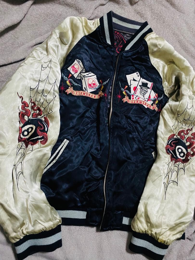 2面用 スカル Back Street Crawler 日本限定 スカジャン