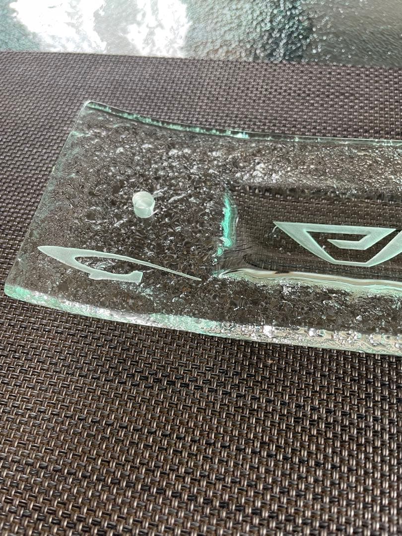 ナガール　ガラスのお香立て