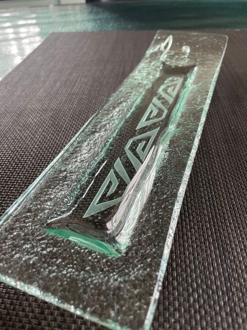 ナガール　ガラスのお香立て