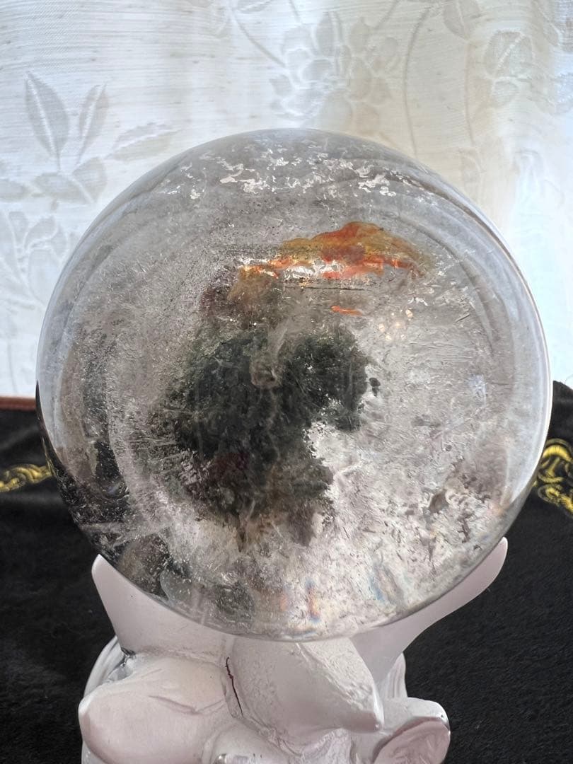 天然石　ガーデンクォーツ　スフィア