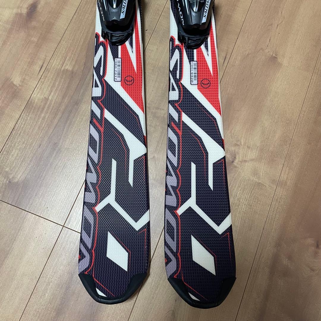 ⑧SALOMON 120cm ROSSIGNOL26.5cm ストックセット