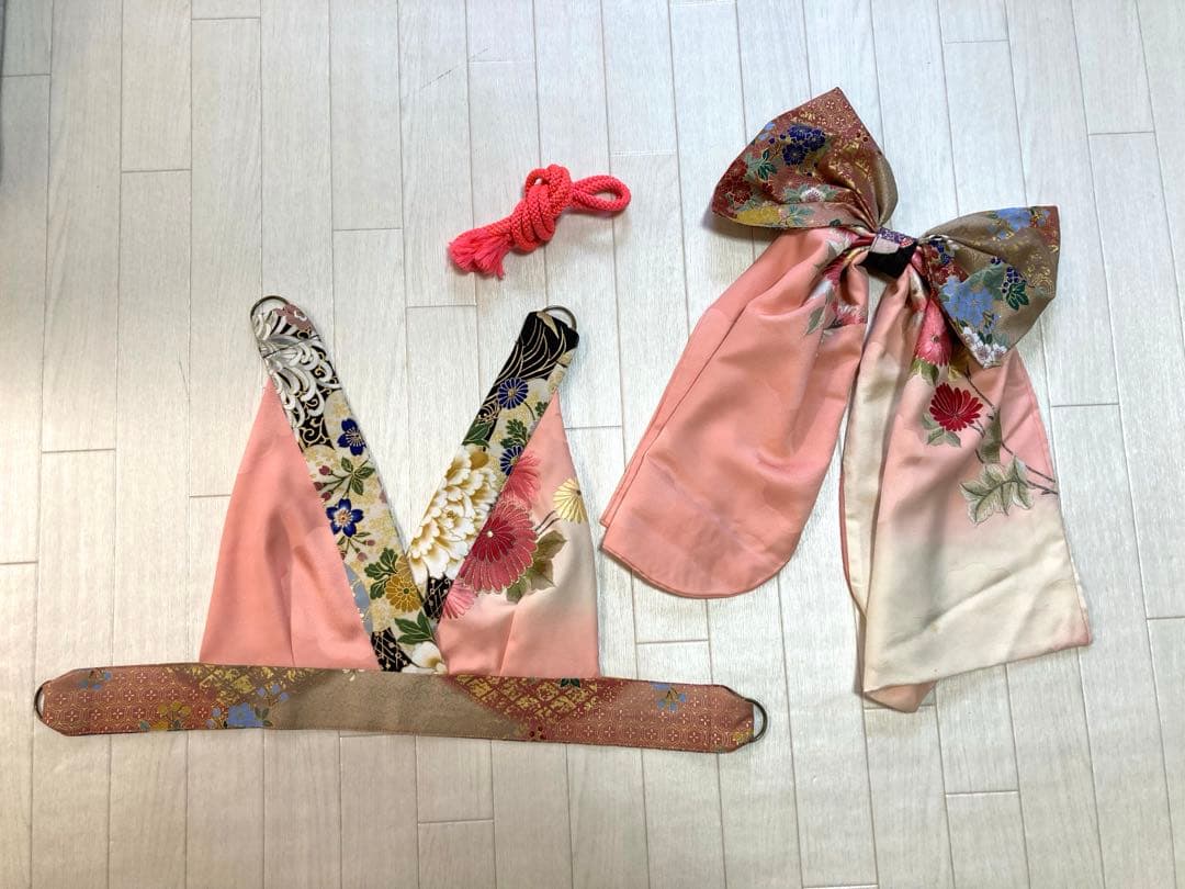 振袖　着物リメイクダンス衣装　#10