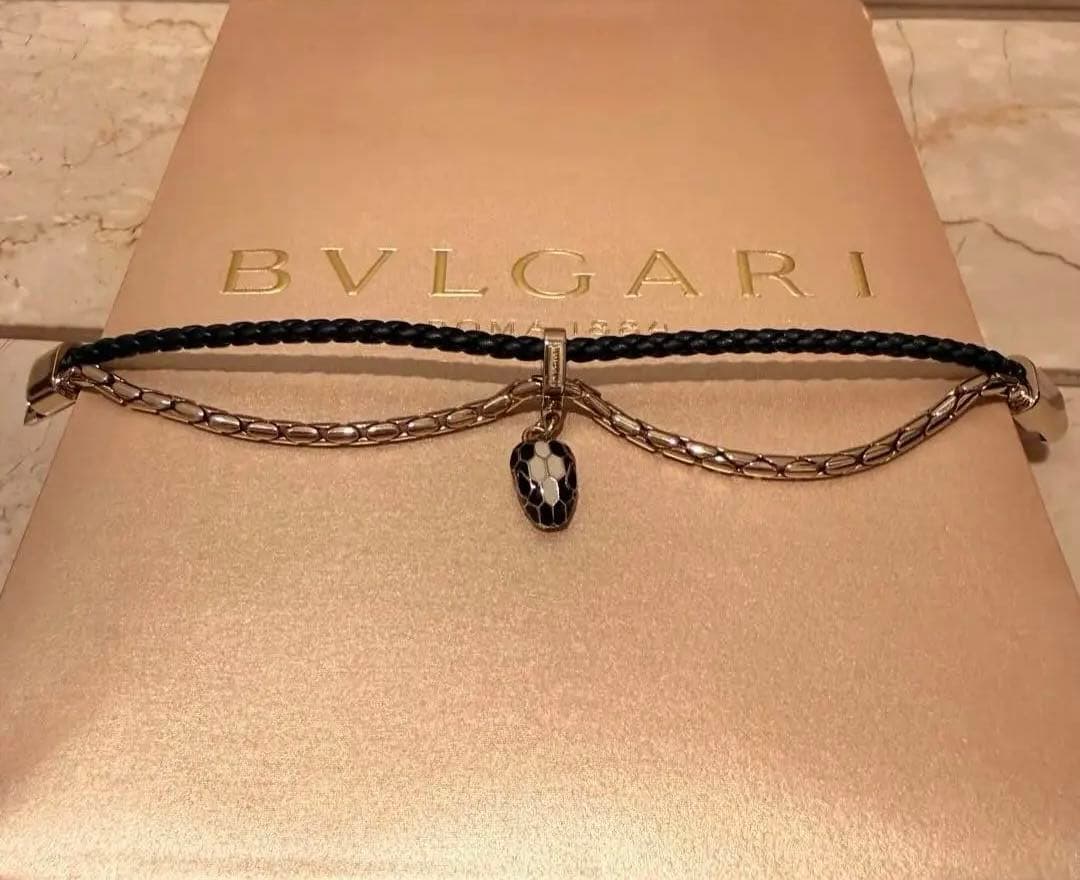 セルペンティ フォーエバー レザーブレスレット