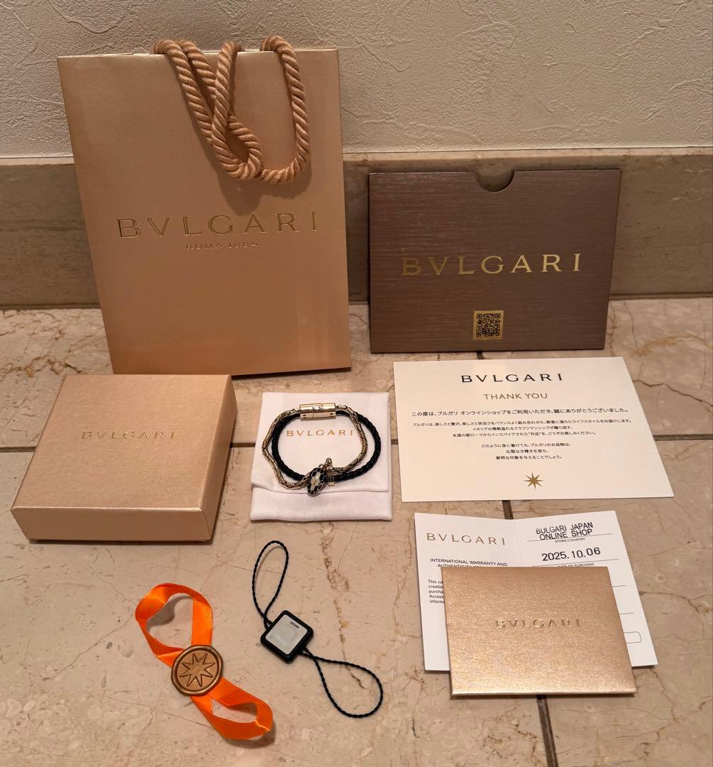 セルペンティ フォーエバー レザーブレスレット