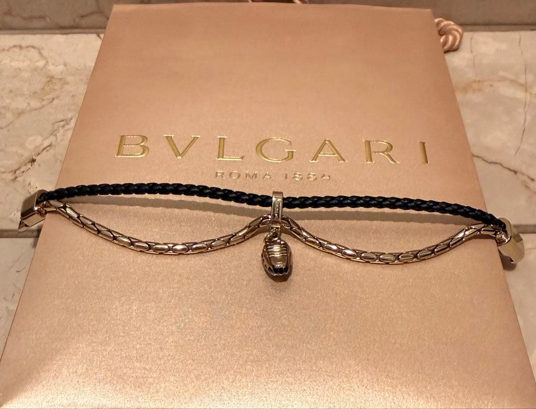 セルペンティ フォーエバー レザーブレスレット