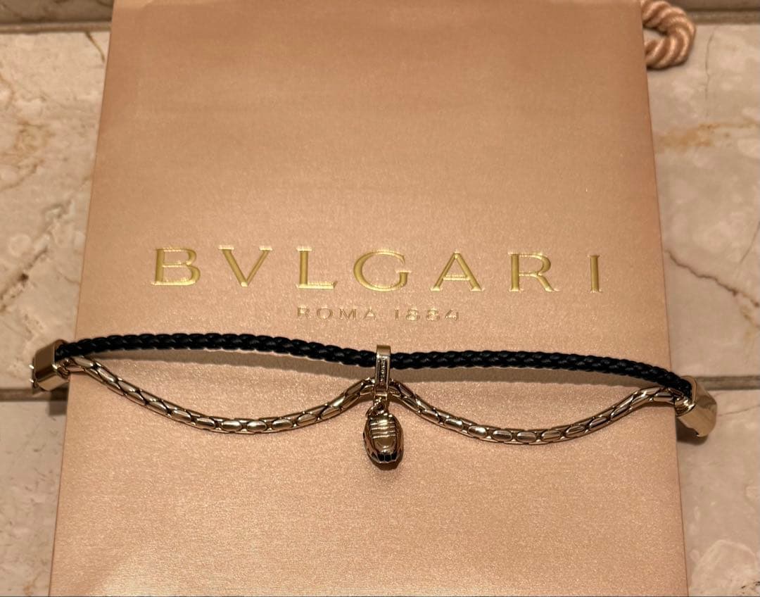 セルペンティ フォーエバー レザーブレスレット