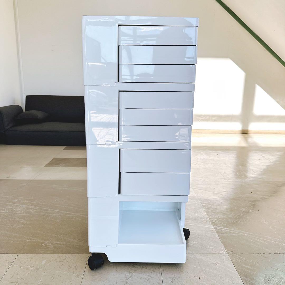 【美品】ボビーワゴン B-LINE 4段8トレー