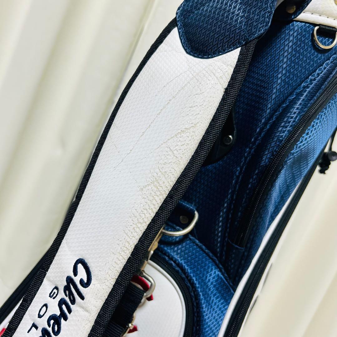 【美品】Cleveland Golf キャディバッグ 9型 フード付き