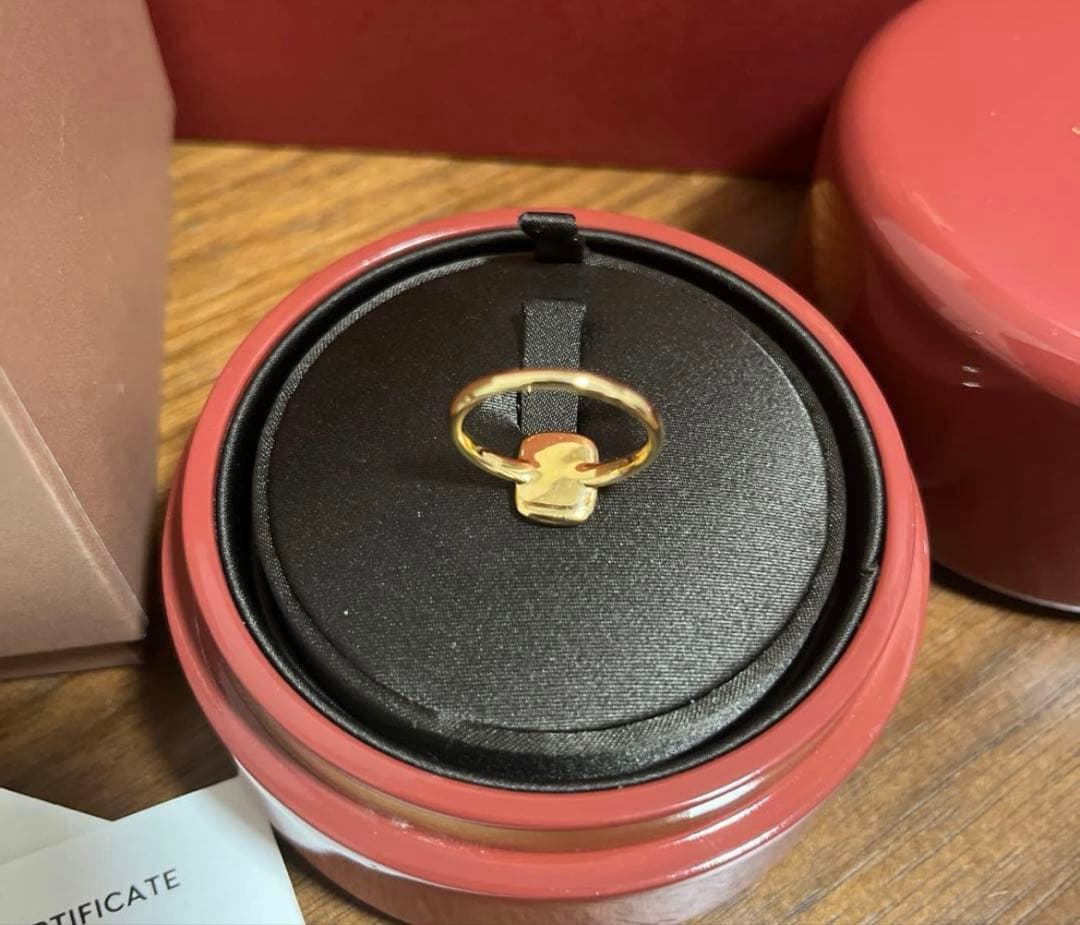 ポメラート　サッビアリング　#51 ブラウンダイヤ