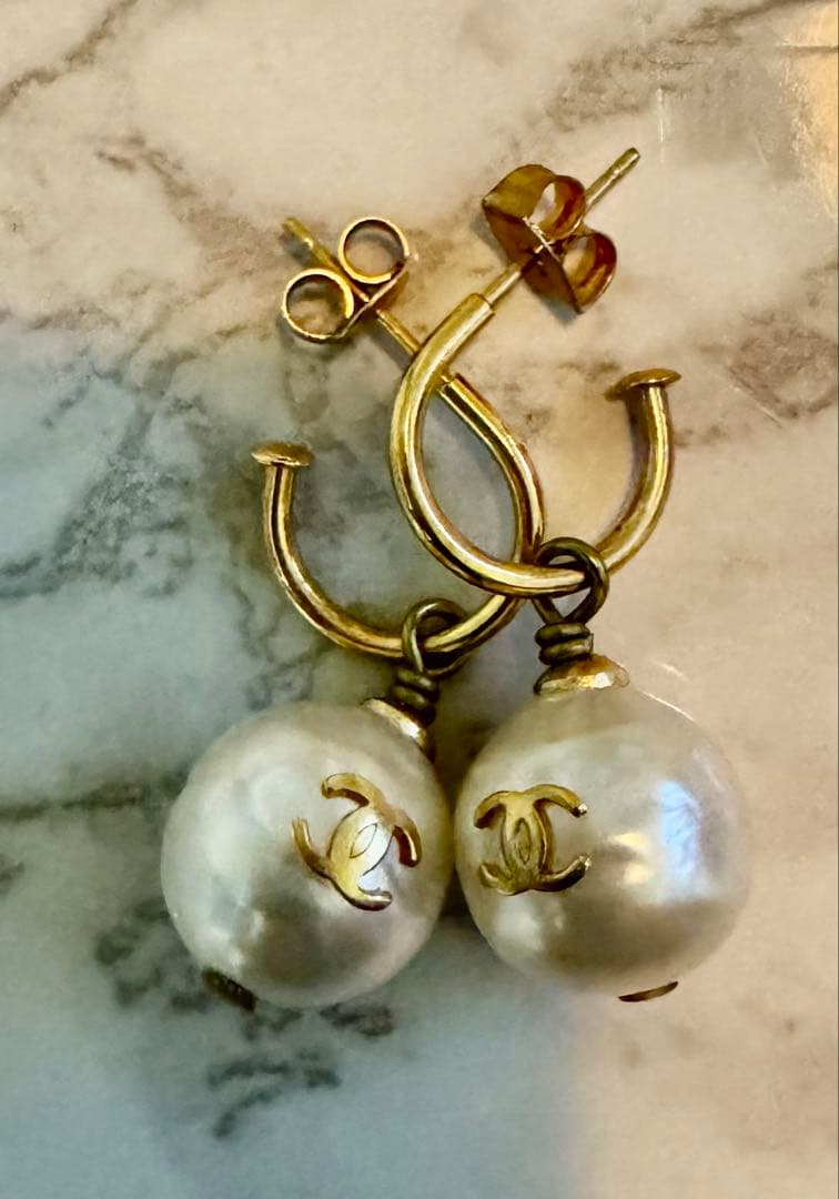 ★ayukaYさま専用★シャネルCHANEL ココマーク スイングパール ピアス