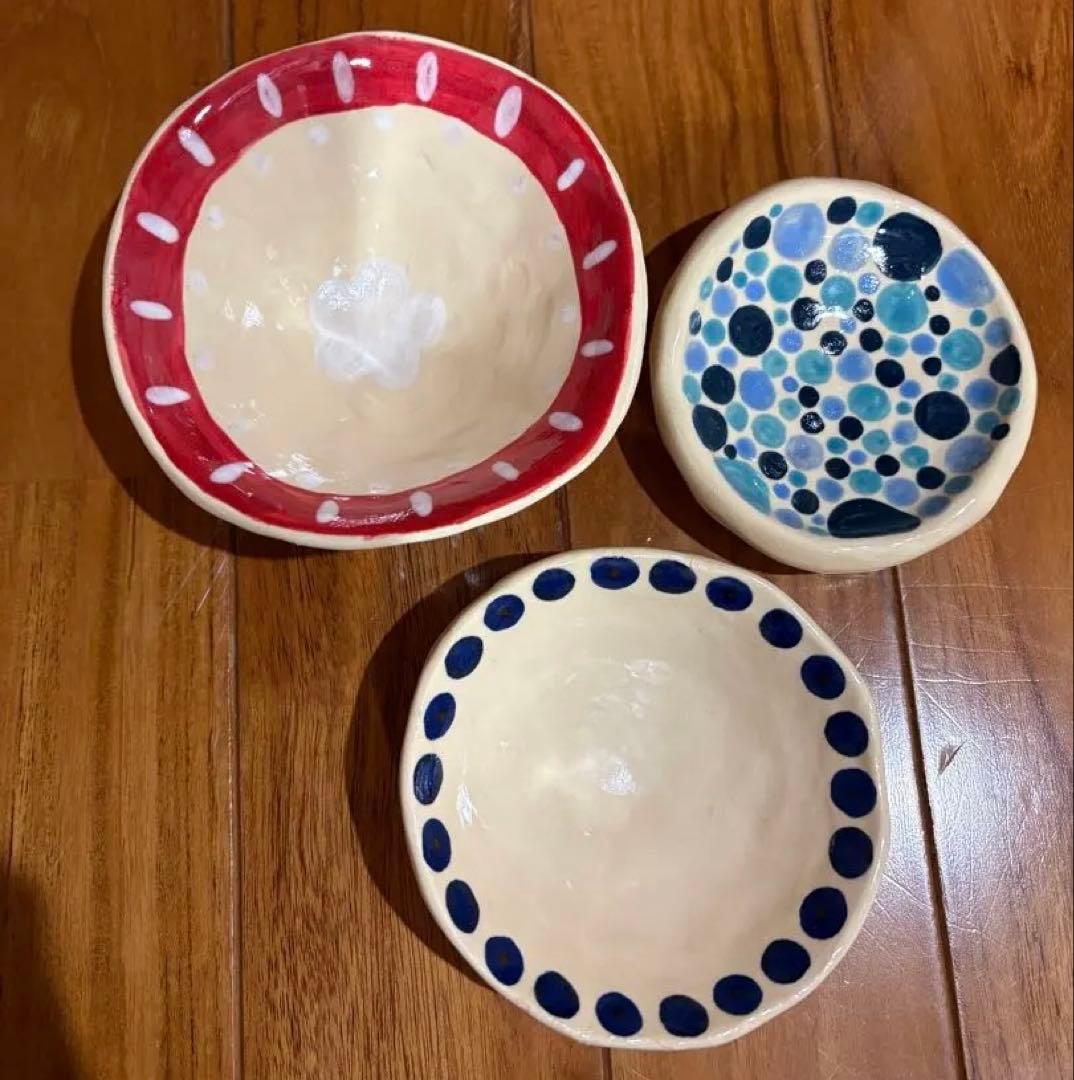 【新品】　つちつち舎　手びねり　京焼　陶芸　セット　皿　鉢　豆皿　北欧