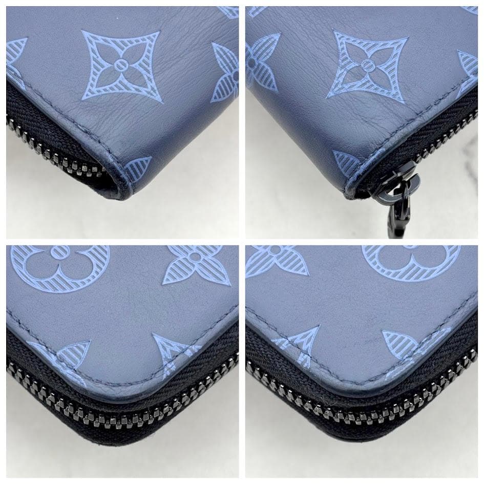 【極美品・IC搭載】ルイヴィトン　モノグラムシャドウ　ヴェルティカル　ネイビー