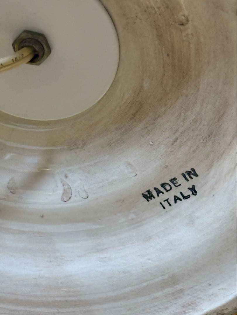 イタリア製 アンティーク 照明 スタンドライト 薔薇