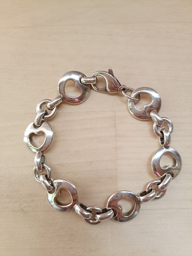 オールドティファニーハートリンクブレスレット