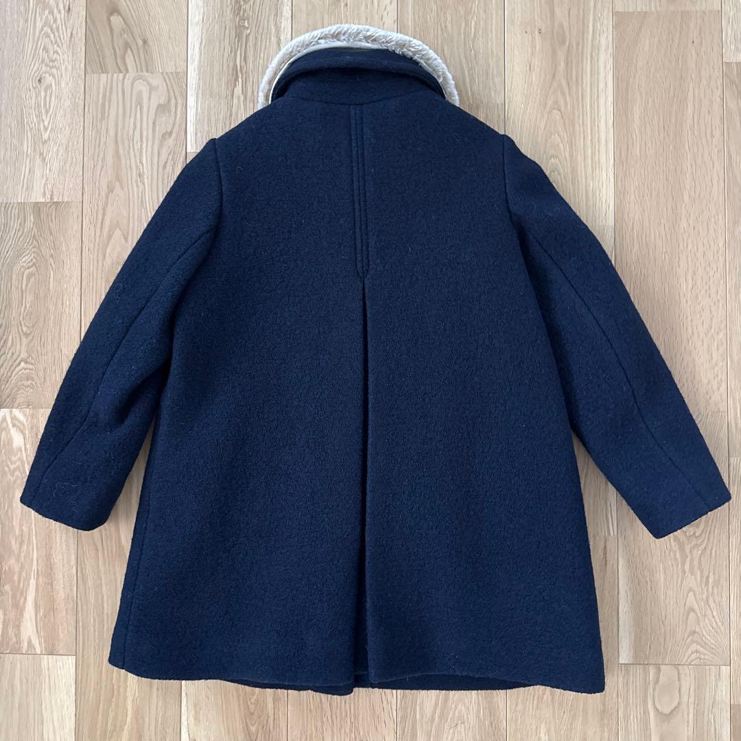 Bonpoint ネイビー ウールコート 8y