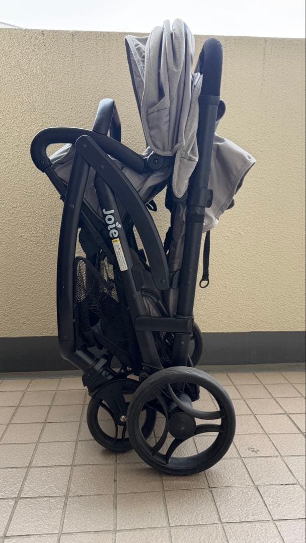 【joie】 二人乗り　ベビーカー　エヴァライトデュオ グレーフランネル