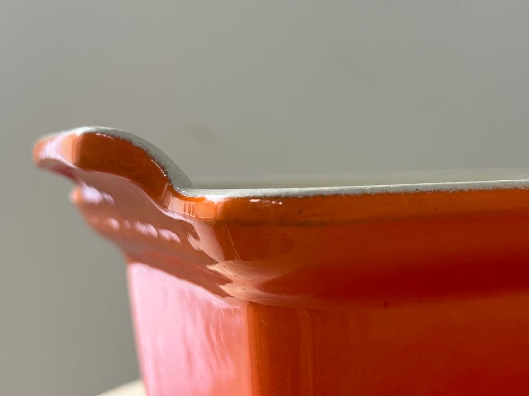 Le Creuset ル・クルーゼ テリーヌ皿　オレンジ 耐熱容器 28cm