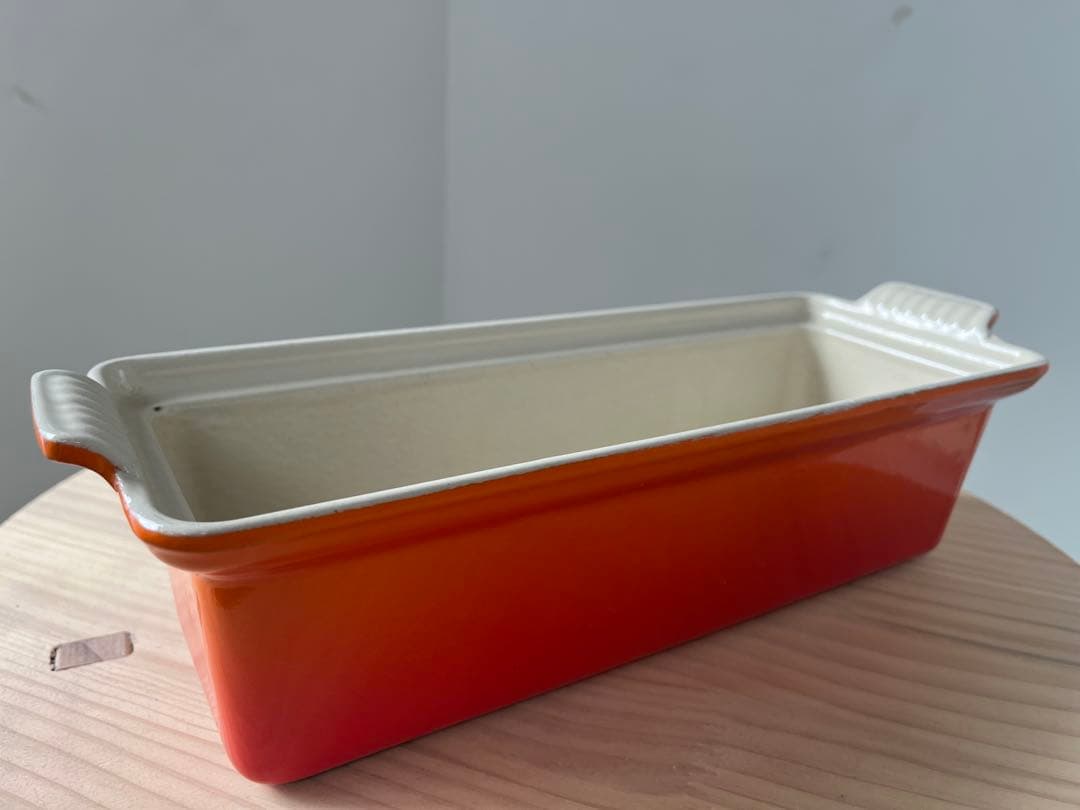 Le Creuset ル・クルーゼ テリーヌ皿　オレンジ 耐熱容器 28cm