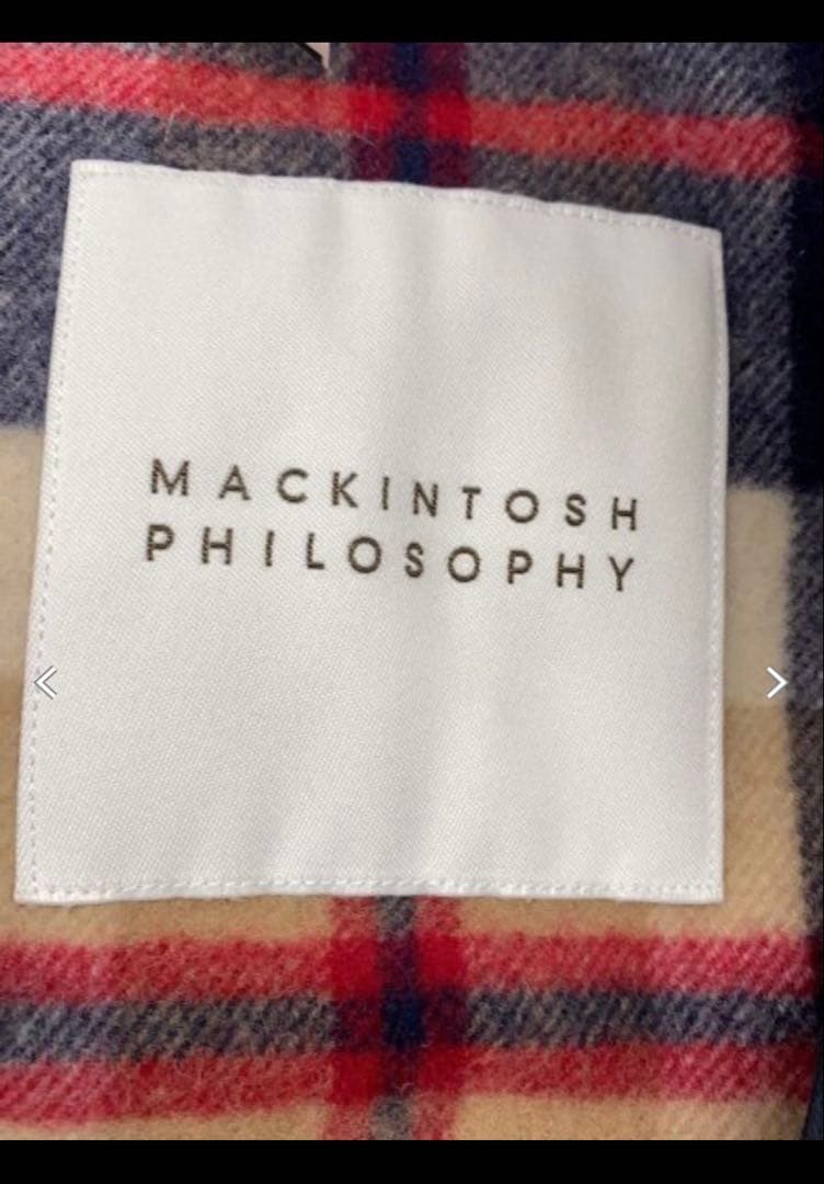 【美品】マッキントッシュフィロソフィー　トレンチコート フード40 ライナー付き