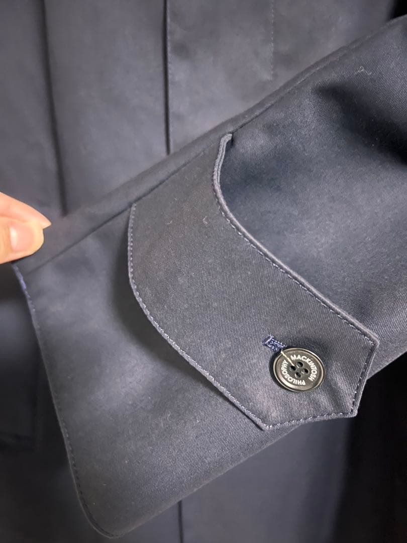 【美品】マッキントッシュフィロソフィー　トレンチコート フード40 ライナー付き