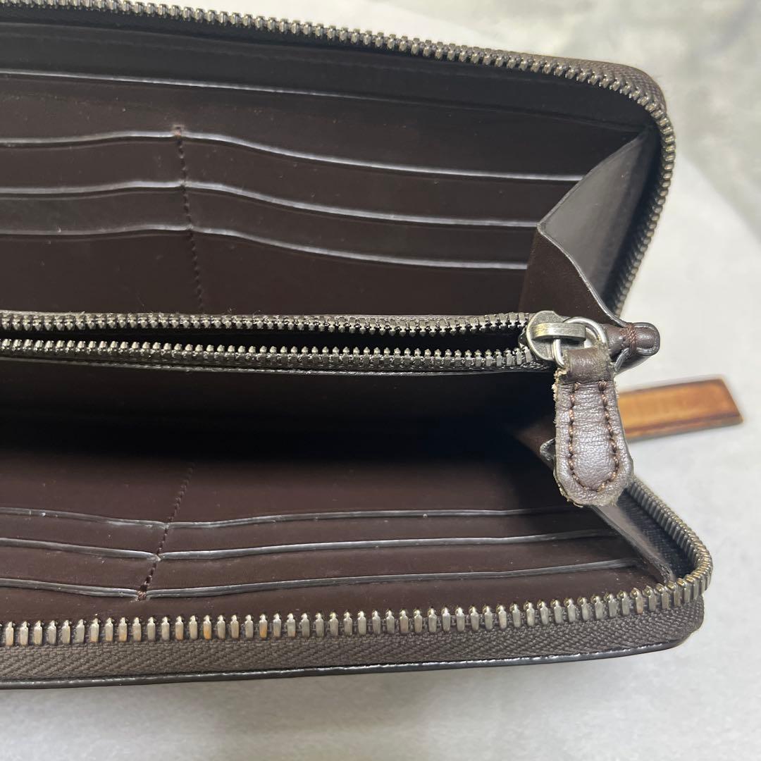 BERLUTI ブラウンレザー長財布