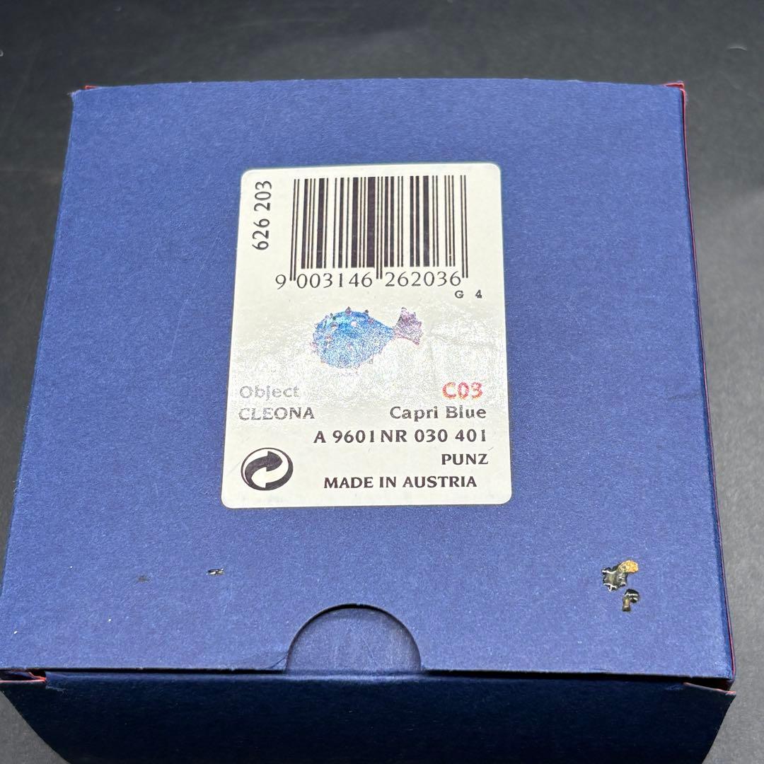 箱付き　スワロフスキー　 ハリセンボン置物 オブジェ 南海の魚達　 no.175