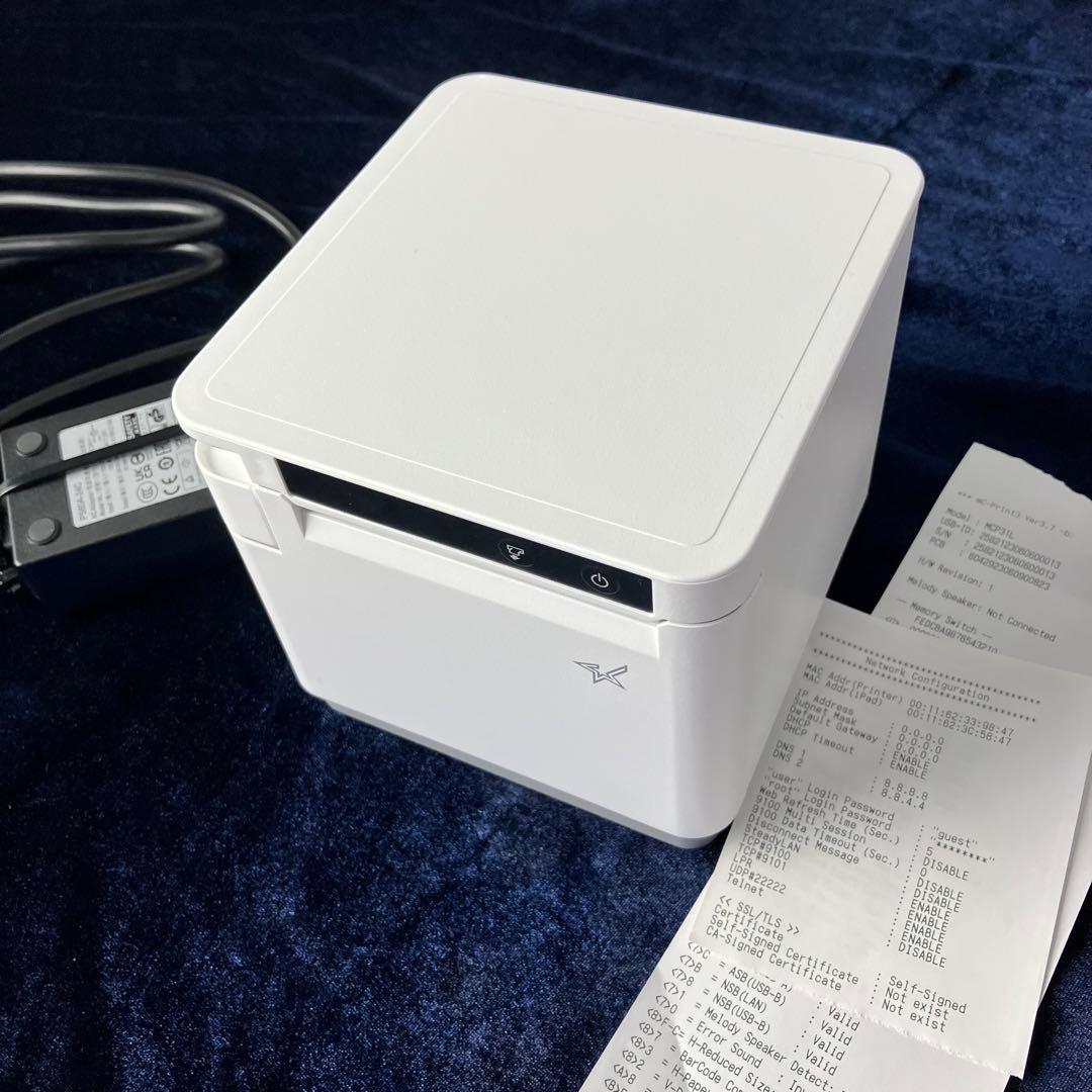 レシートプリンタ mC-Print3 スター精密 動作確認済 ロール紙7個付き