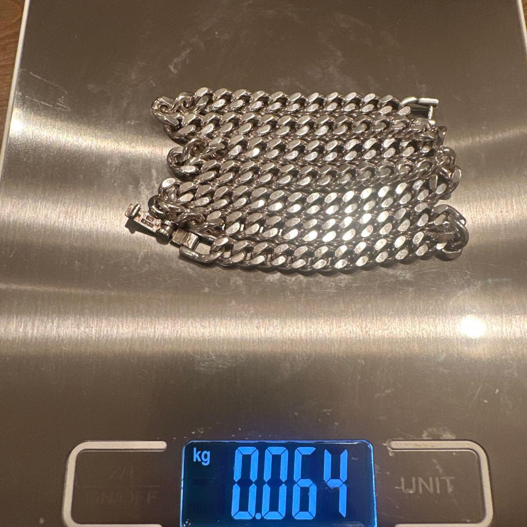 SV925 喜平チェーン 50cm 約64g シルバー925 ネックレス 中太