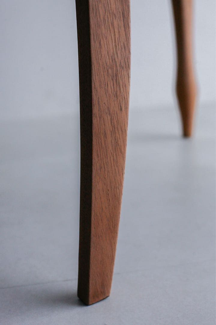 ナラ 無垢材　レザーチェア ダニングチェア　マルニ木工 古家具　アンティーク