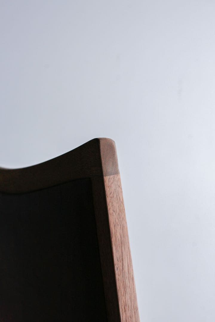 ナラ 無垢材　レザーチェア ダニングチェア　マルニ木工 古家具　アンティーク