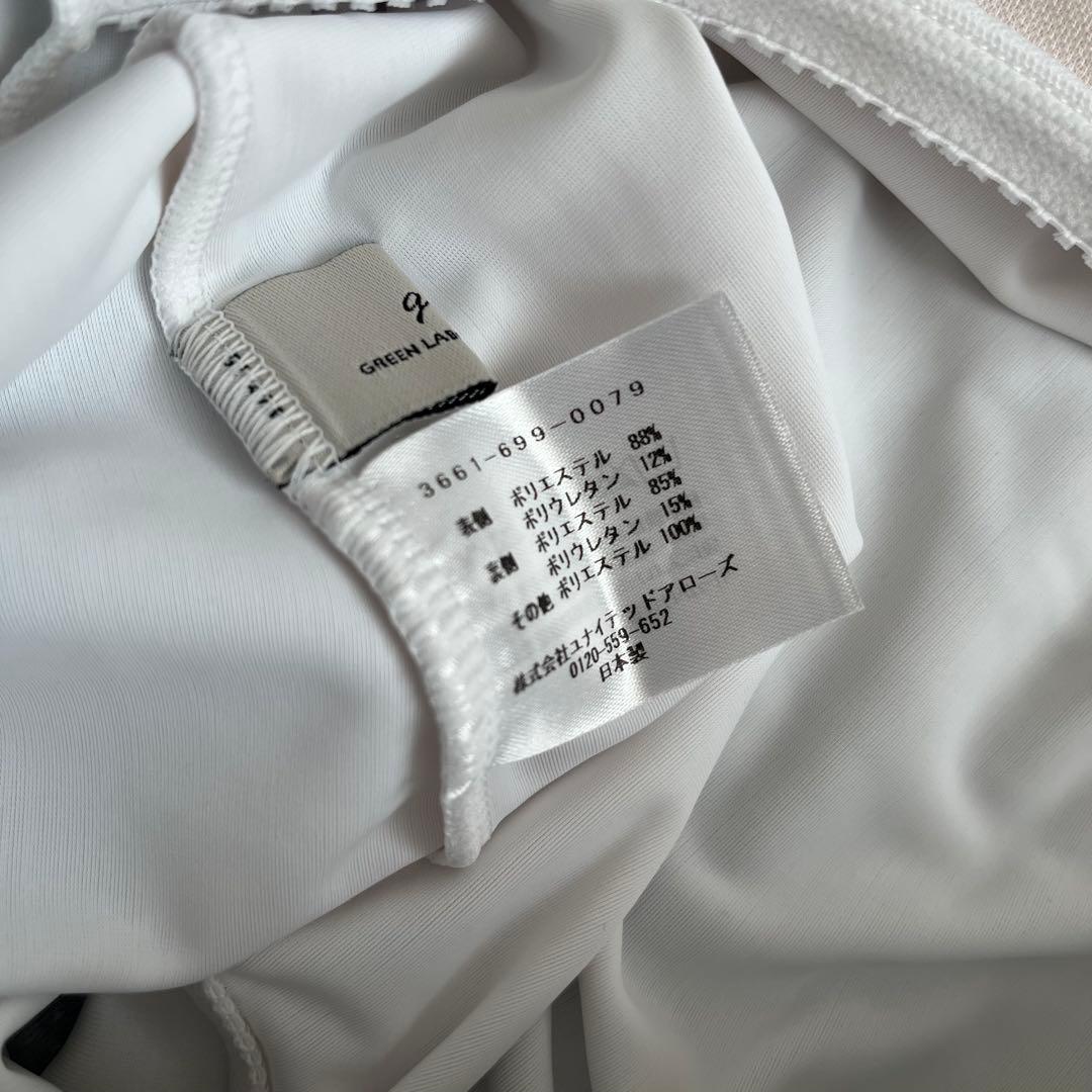 新品未使用 グリーンレーベルリラクシング オールインワン チェック スイムウェア