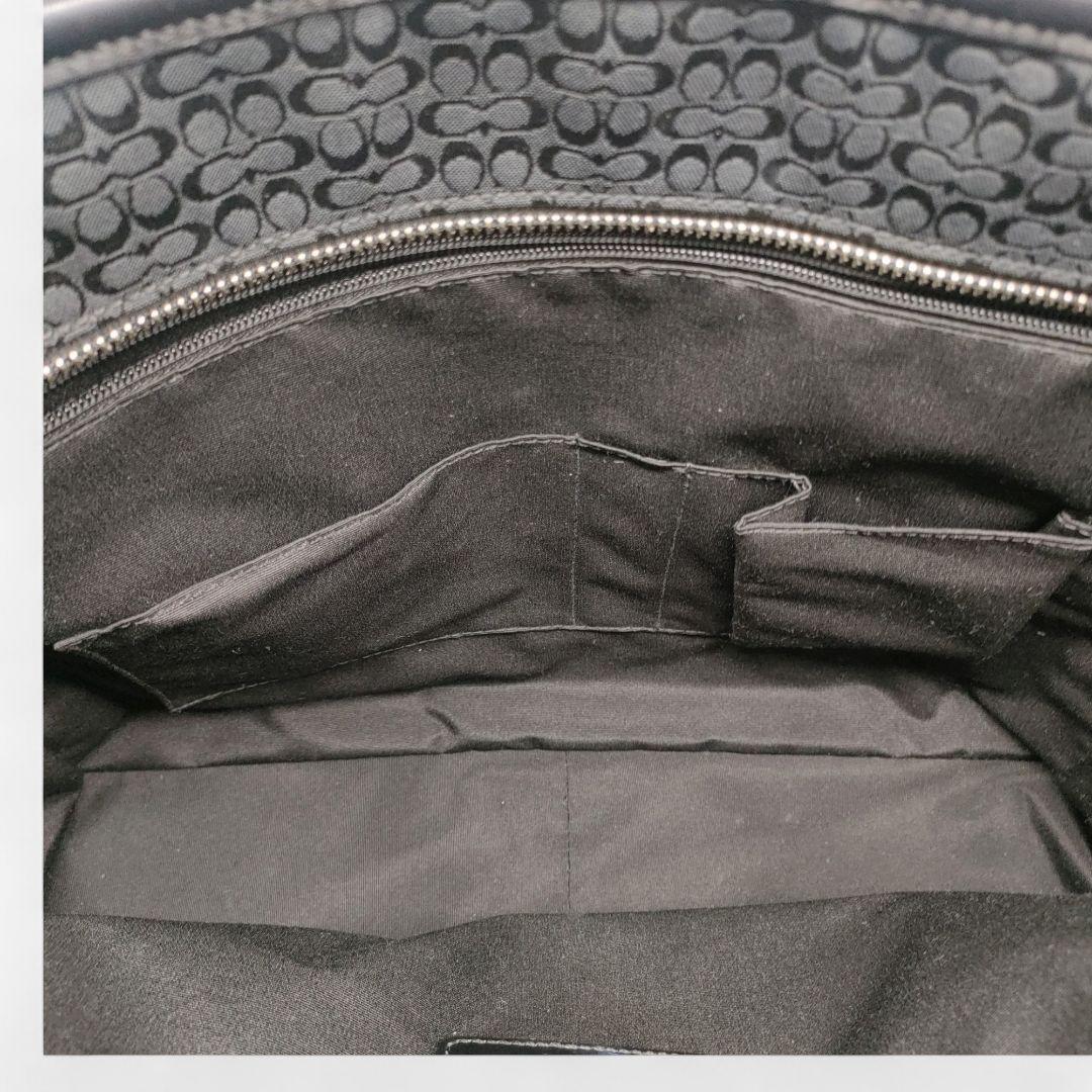 極美品　COACH　コーチ　トートーバック　ミニシグネチャー　マザーズバック