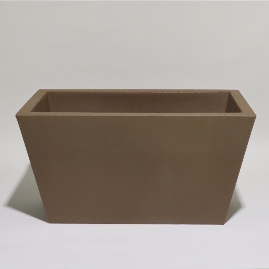 大幅値下げ！【引取限定】インテリアプランター（茶）大型鉢カバー　ブラウン