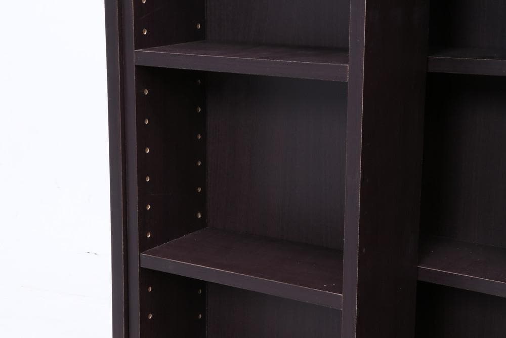 《新品・送料無料》ダブルスライドラック　ブラウン　ＤＳ９０９０ＢＲ