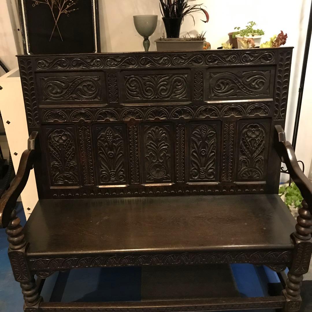 ベンチ　アンティーク