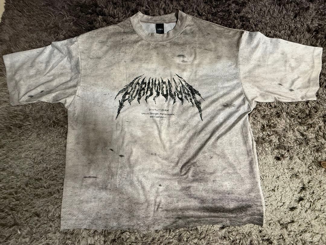 LYFT DEATH L LOGO T-SHIRT アイボリー