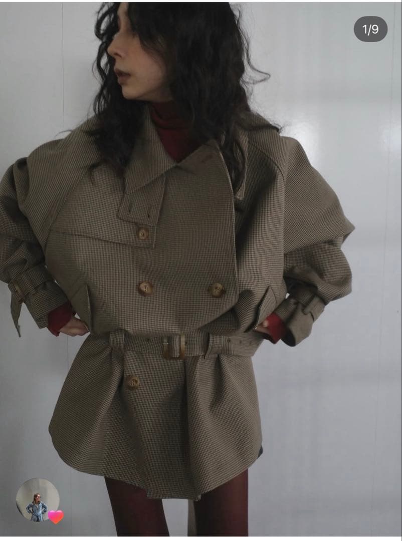 着用数回✨Ameri vintage✨DADDY MIDI TRENCHCOAT