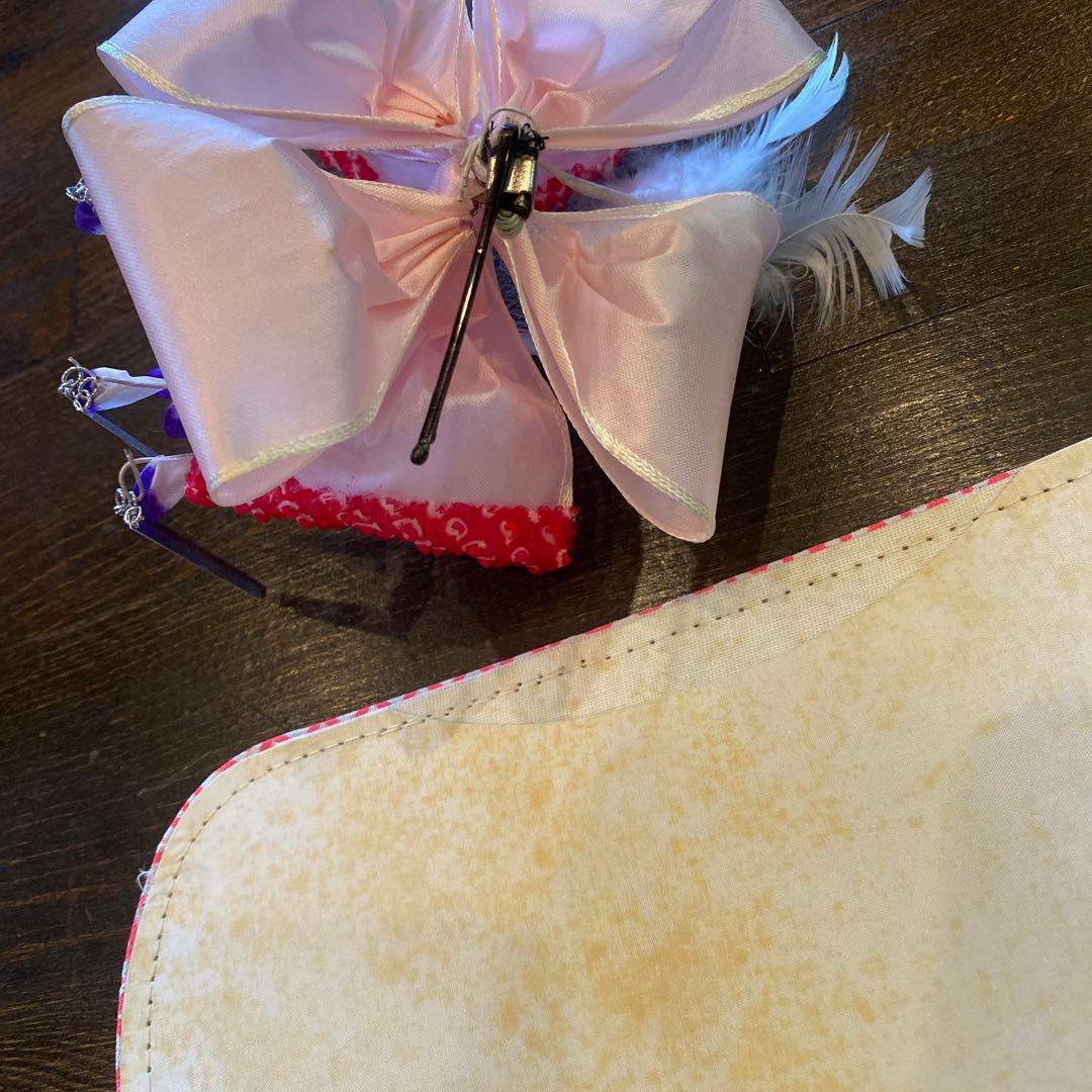 アンティーク 七五三 七歳 子供 着物 フルセット 大正ロマン 四君子紋 桃色