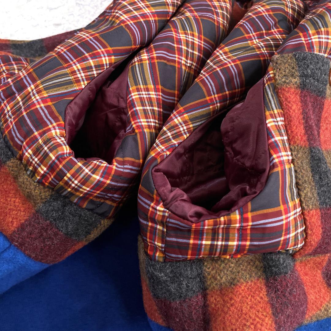 r*】様 極美品✨ MISSONI ヴィンテージ ウール チェック柄 ブルゾン