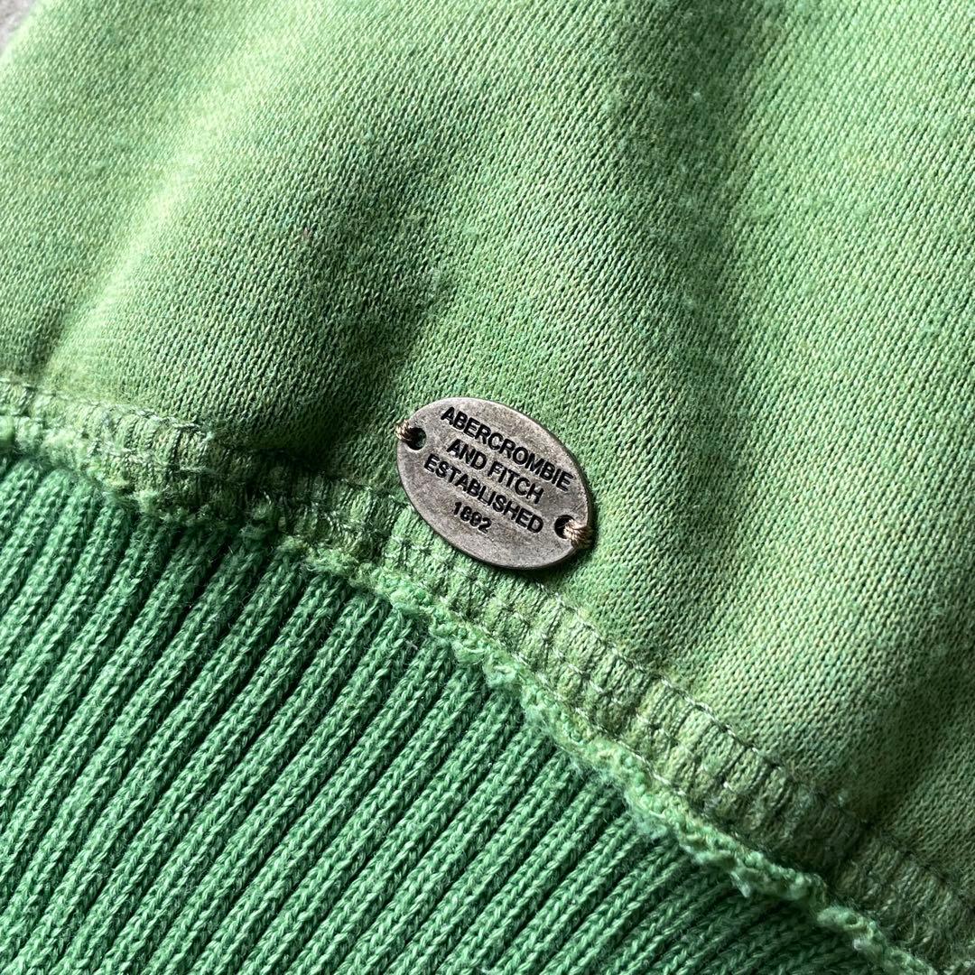 トップス 00s A&F fur double zip up hoodie archive