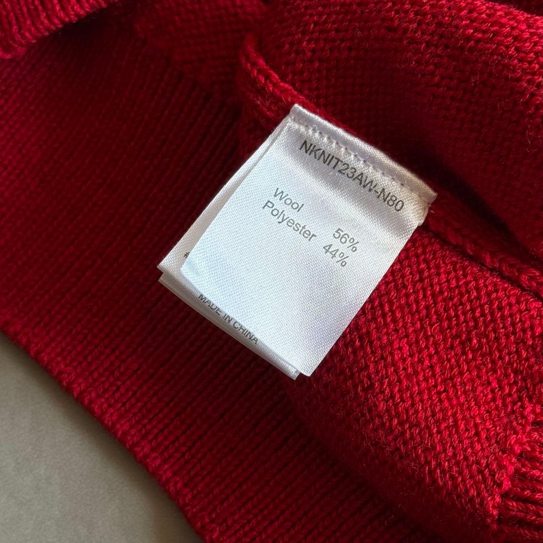 【美品✨】NKNIT ♡ jacquard KNIT ハート ニット レッド