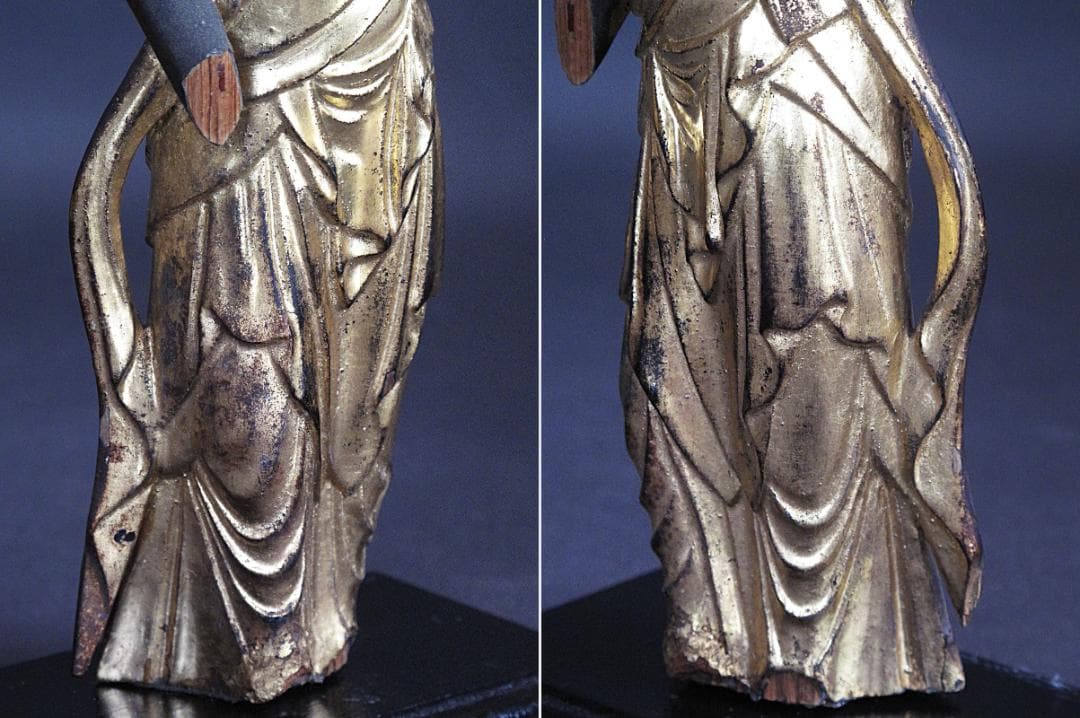 古の仏‼『菩薩立像残欠』木造　高20㎝