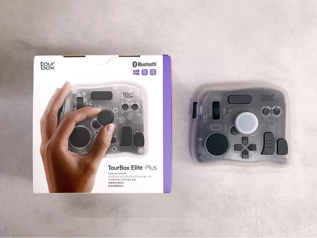TourBox Elite Plus Bluetooth コントローラー