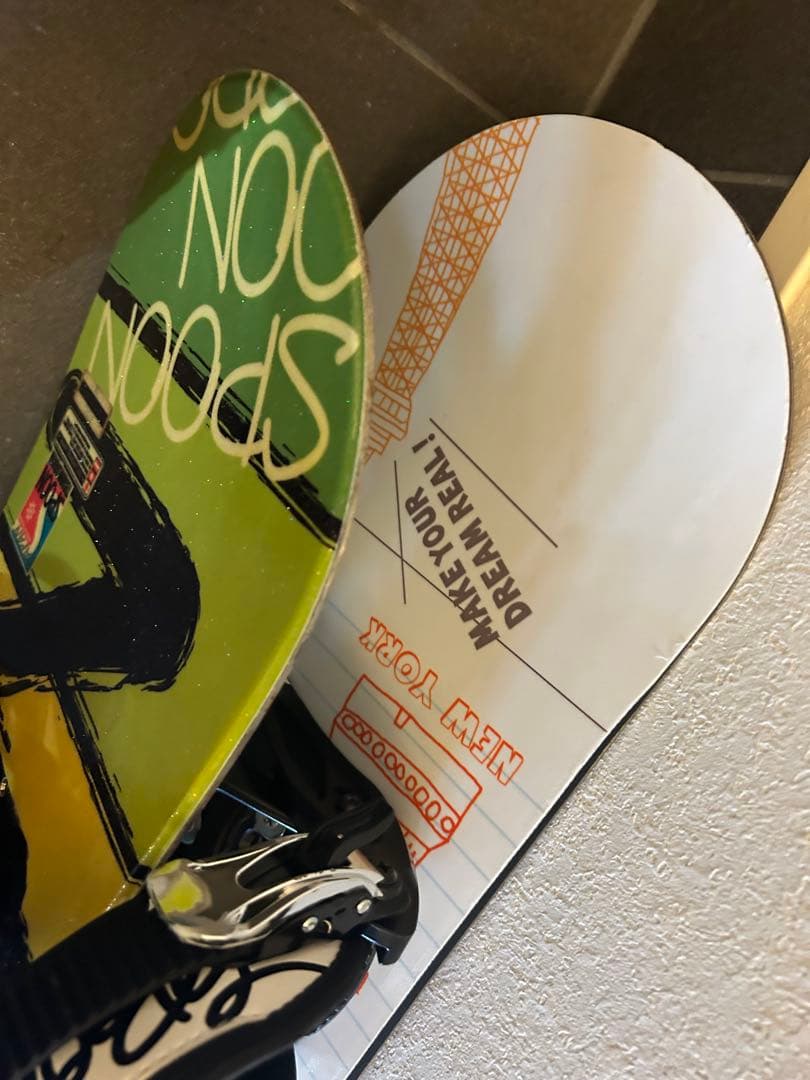 Spoon スノーボード　キッズ　ブーツ ビンディング　板　雪　4点セット