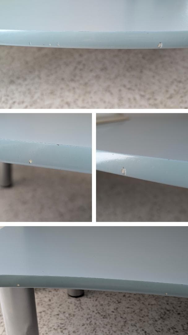 90s ビンテージ フラッグ型 ローテーブル 大きめ展示台 ポストモダン ポップ