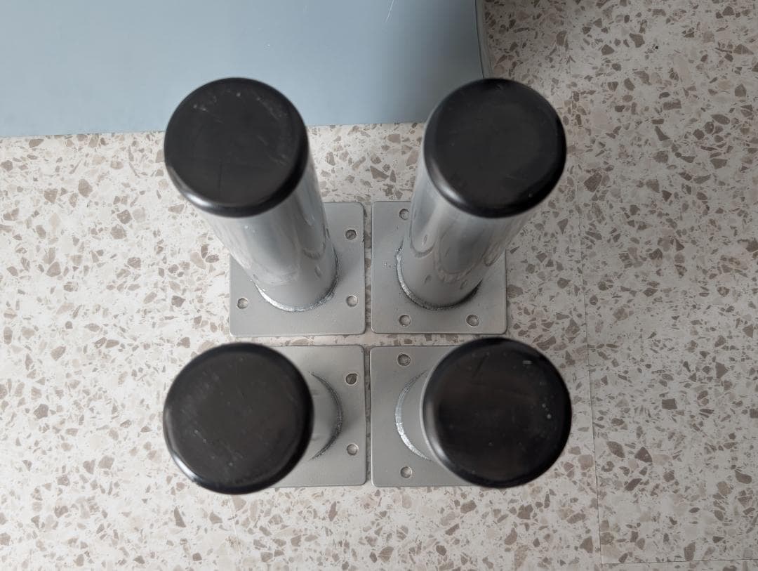 90s ビンテージ フラッグ型 ローテーブル 大きめ展示台 ポストモダン ポップ