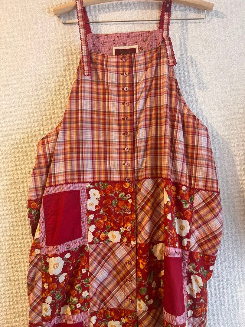 PINKHOUSEパッチワークワンピース