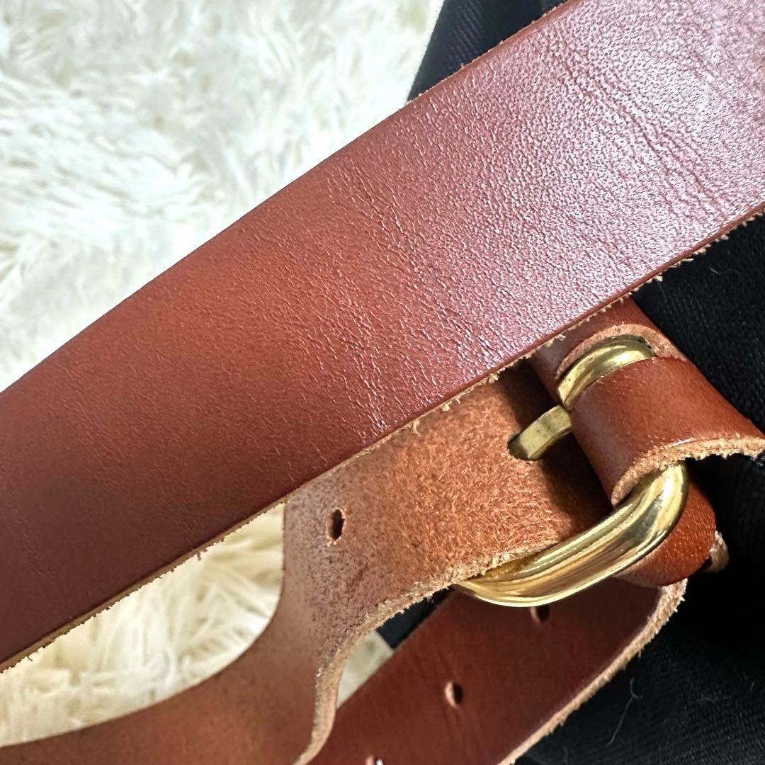 美品　定価91,300イルビゾンテバックパック ブラック×あか茶　キャンバス&革